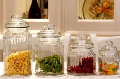 厂家批发花茶玻璃瓶 杂粮 干果密封储存罐 厨房必备