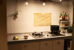 现代简约风格餐厅温馨装饰3平方厨房橱柜图片